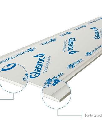 Gyproc Glasroc X lastra in gesso fibrorinforzata