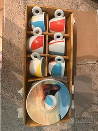 Set 6 tazzine + piattino illy collection 2002