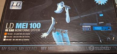 cuffie iem LD System Mei 100 usato funzionante