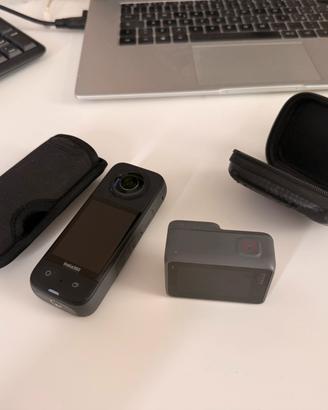Insta 360 x3 e go pro hero 7
