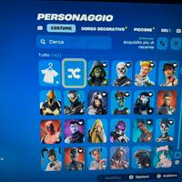 Fortnite account liv 1738 con 140+skin
