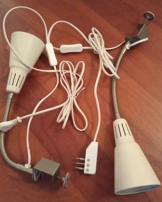 Lampade con morsetto ikea