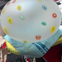 Lampadario con vetro Murano