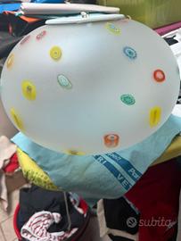 Lampadario con vetro Murano