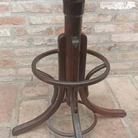 sgabello vintage in legno regolabile