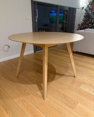 Tavolo rotondo allungabile TREKU AISE Ø110 rovere