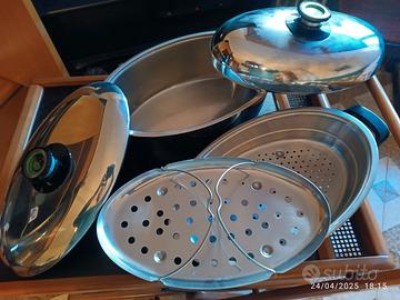 Batteria pentole pesce/arrosto AMC