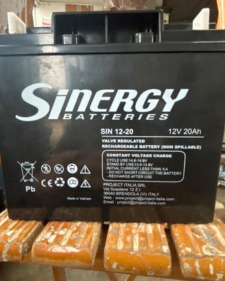 Sinergy batteria sin 12-20      12V 20 ah