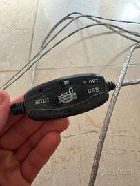 Cavo conversione MIDI-USB
