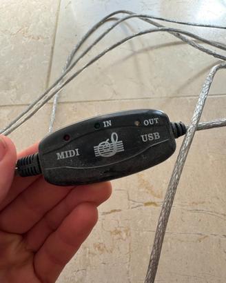 Cavo conversione MIDI-USB