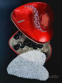 Collana in vetro "Luna e Notte" - 50 cm