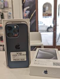 iPhone 15 Pro 256GB blu usato garanzia 