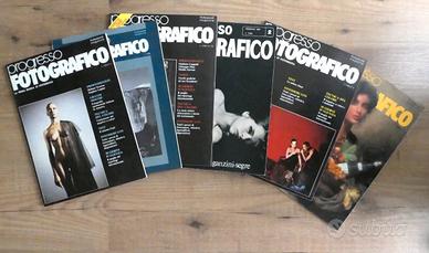 6 fascicoli di Progresso fotografico. Anni '80.