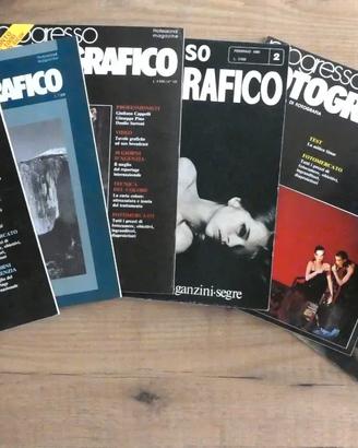 6 fascicoli di Progresso fotografico. Anni '80.