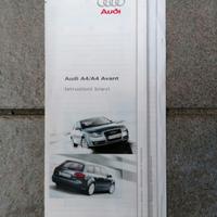 Libretto Audi A4 uso manutenzione 
