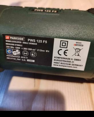 Smerigliatrice/Mola Angolare 