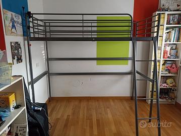 Letto a Soppalco IKEA SVARTA 90x200 Smontato