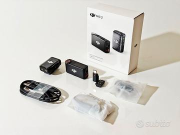 DJI Mic 2 (1 TX + 1 RX), microfono wireless