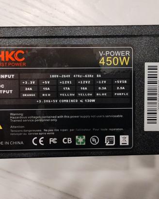 Alimentatore PC 450w
