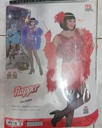 vestito charleston  rosso