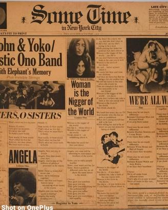 John & Yoko. Some Time In New York. USA, 1972