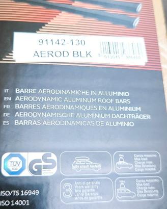 Barre portatutto in alluminio