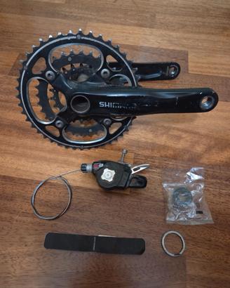 Guarnitura Shimano FC-M542 + Comando SRAM X.0