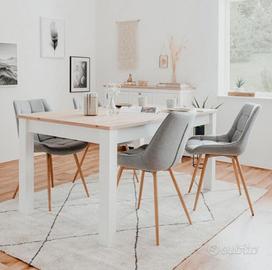 Tavolo allungabile + Sedie (vendibili separate)