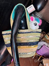 Croci - borsa per cani piccoli paglia