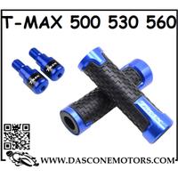 COPPIA MANOPOLE E BILANCERI CON SCRITTA TMAX BLU