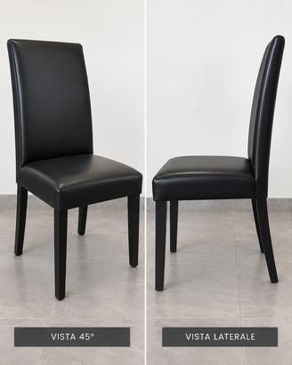 Sedie professionali BIEMME in vera pelle – ristoro