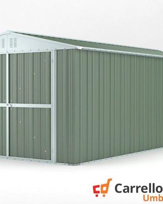 Box garage auto in Acciaio 327x611 19mq verde