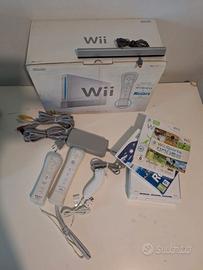 Wii con pedana stabilometrica ed accessori varii