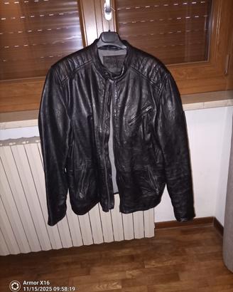 giacca in pelle originale jack e jones