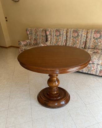 Tavolo tondo in legno estendibile diametro 120 cm