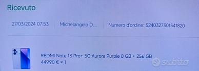 Redmi note 13 Pro+ 5g 