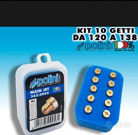 Set Getti Polini 6Mm dal 120 al 138
