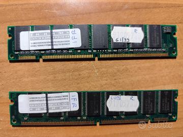 Set RAM Vintage Siemens PC100 SDRAM 64MB (2x32MB)