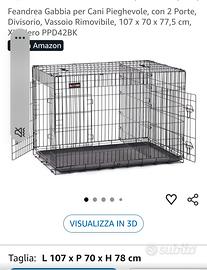 Gabbia per cani nuova