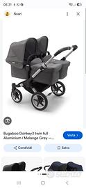 trio gemellare bugaboo donkey 3