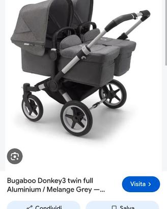 trio gemellare bugaboo donkey 3