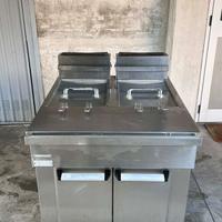 Friggitrice a gas professionale Mareno doppia 90
