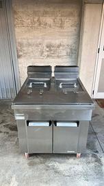 Friggitrice a gas professionale Mareno doppia 90