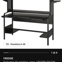 scrivania gaming Ikea 