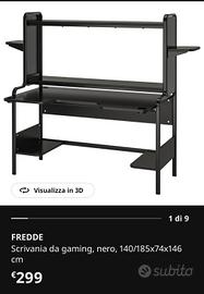 scrivania gaming Ikea 