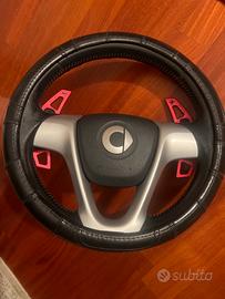 Volante Smart 451 pelle paddle F1 con airbag