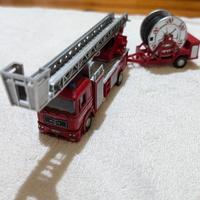 Modellino Camion Fire Depot MAN Con Rimorchio