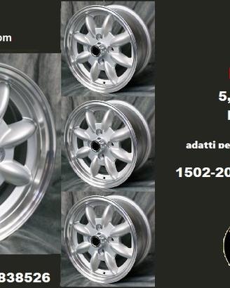 Cerchi minilite 5,5x 13 4x100 et18 bmw opel