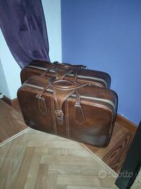 Coppia di valigie Lui e Lei anni 60/70
