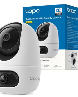 Tapo C245D 2K+2K WiFi Camera Indoor Dual Lens 360°